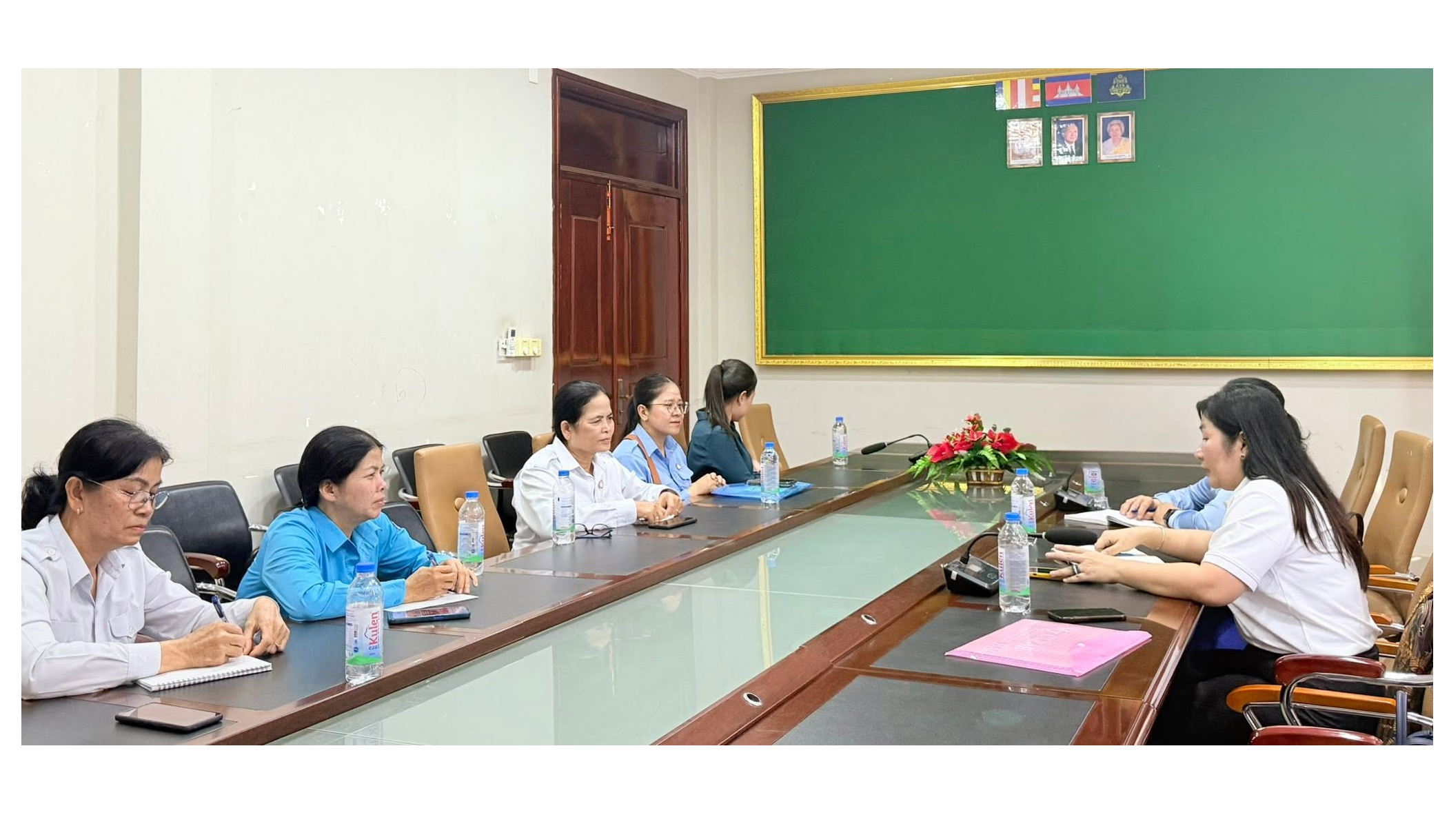 កិច្ចប្រជុំរវាងក្រុមប្រឹក្សាគណ:ឆ្មបជាតិ​ និងក្រុមប្រឹក្សាគណ:ឆ្មបខេត្តស្ទឹងត្រែង